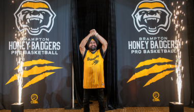 Basketball Legend Superfan Nav Bhatia Partners With The Brampton Honey Badgers as Community Ambassador