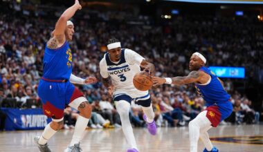 Nuggets aren't bothered by Jaden McDaniels' jabs in testy series against Wolves