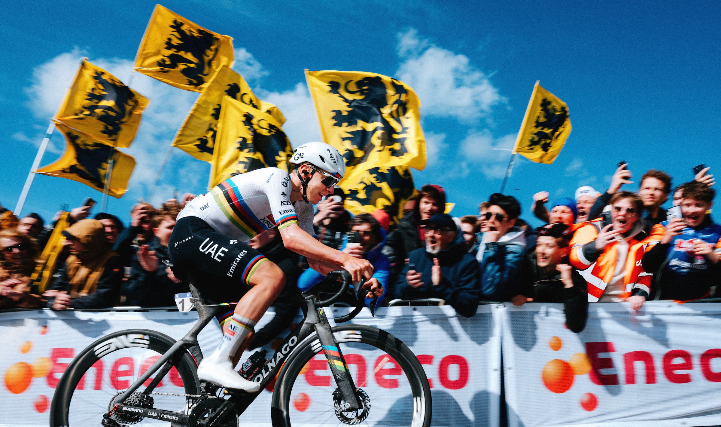 Power analysis of Tadej Pogacar at the 2026 Tour of Flanders