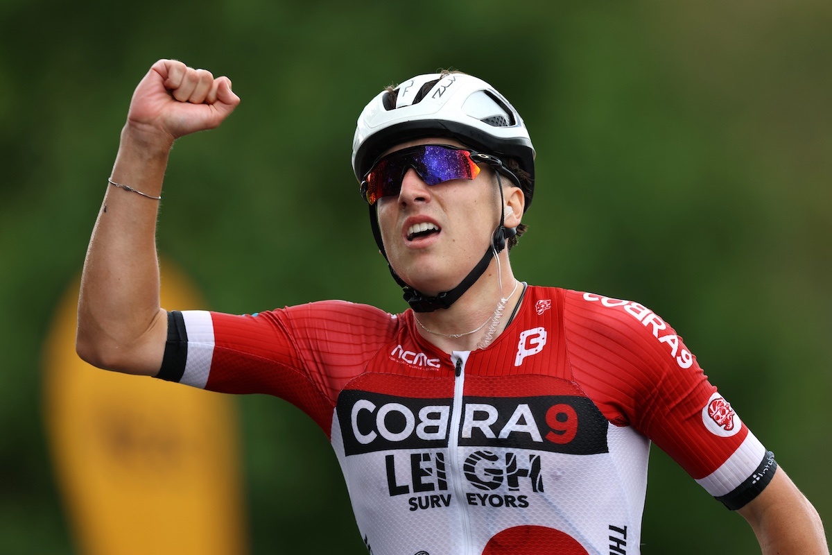 Oliver Sims (Cobra9 Leigh Surveyors) who claimed the final stage of the first and last round of the 2026 ProVelo Super League