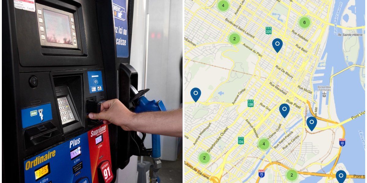 Quebec just launched a free tool that shows you where gas is cheapest near you