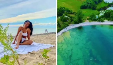 This park with a 1-km ribbon of white sand and crystal blue waters is a road trip from Montreal