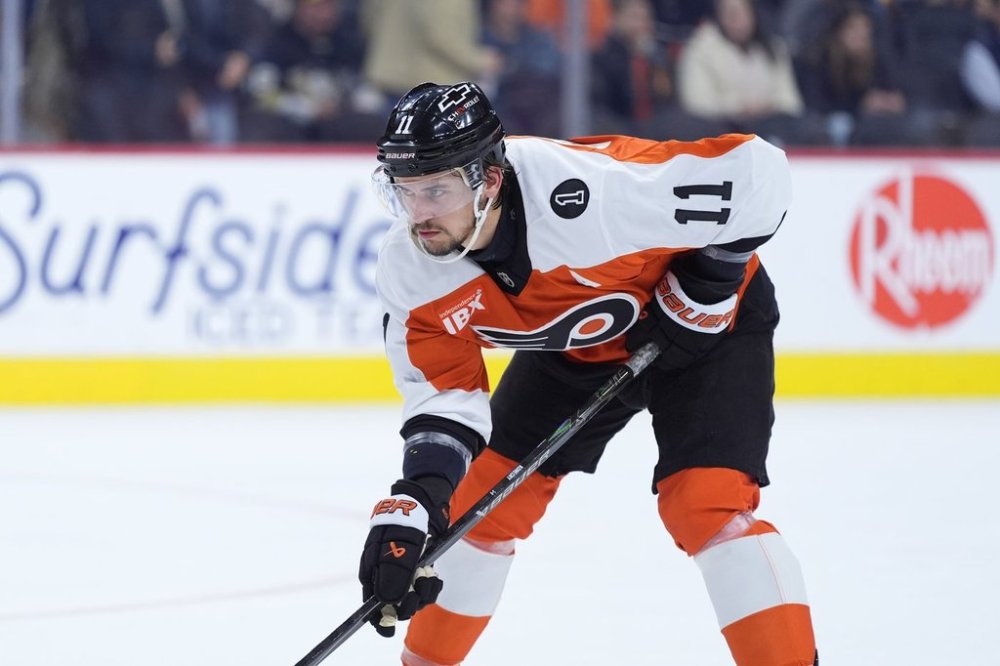 Matt Slocum / The Associated Press Files
Travis Konecny is the leading scorer for the Philadelphia Flyers this season with 27 goals and 67 points.