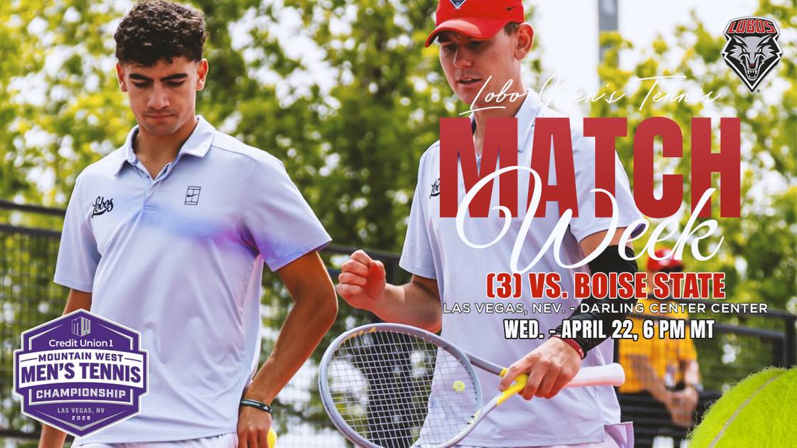 Men's Tennis Opens MW Tourney vs. No. 3 Seed Boise State - New Mexico Lobos
