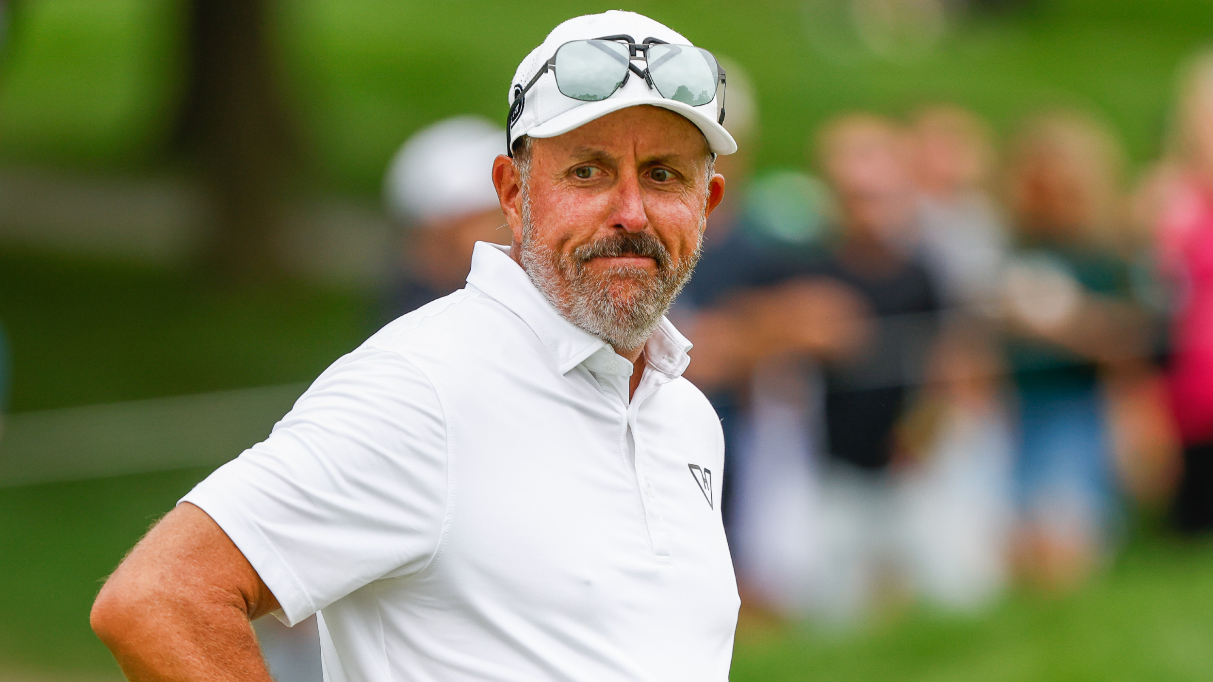 Phil Mickelson at the LIV Golf Team Championship