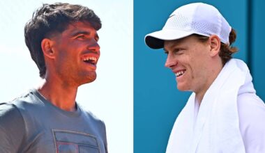 Carlos Alcaraz plays Sebastian Baez in his Monte-Carlo opener, while Jannik Sinner faces Ugo Humbert.