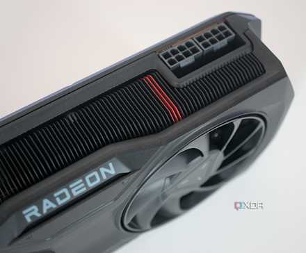 AMD Radeon RX 7800 XT power input