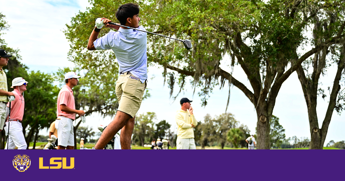 No. 8 Men’s Golf Sits at T10 After Day One of SEC Championship – LSU