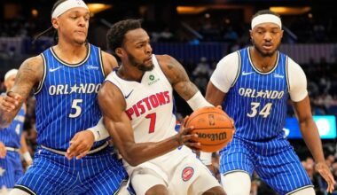 Pistons play Magic in NBA playoffs, shooting to start a run that many don't expect