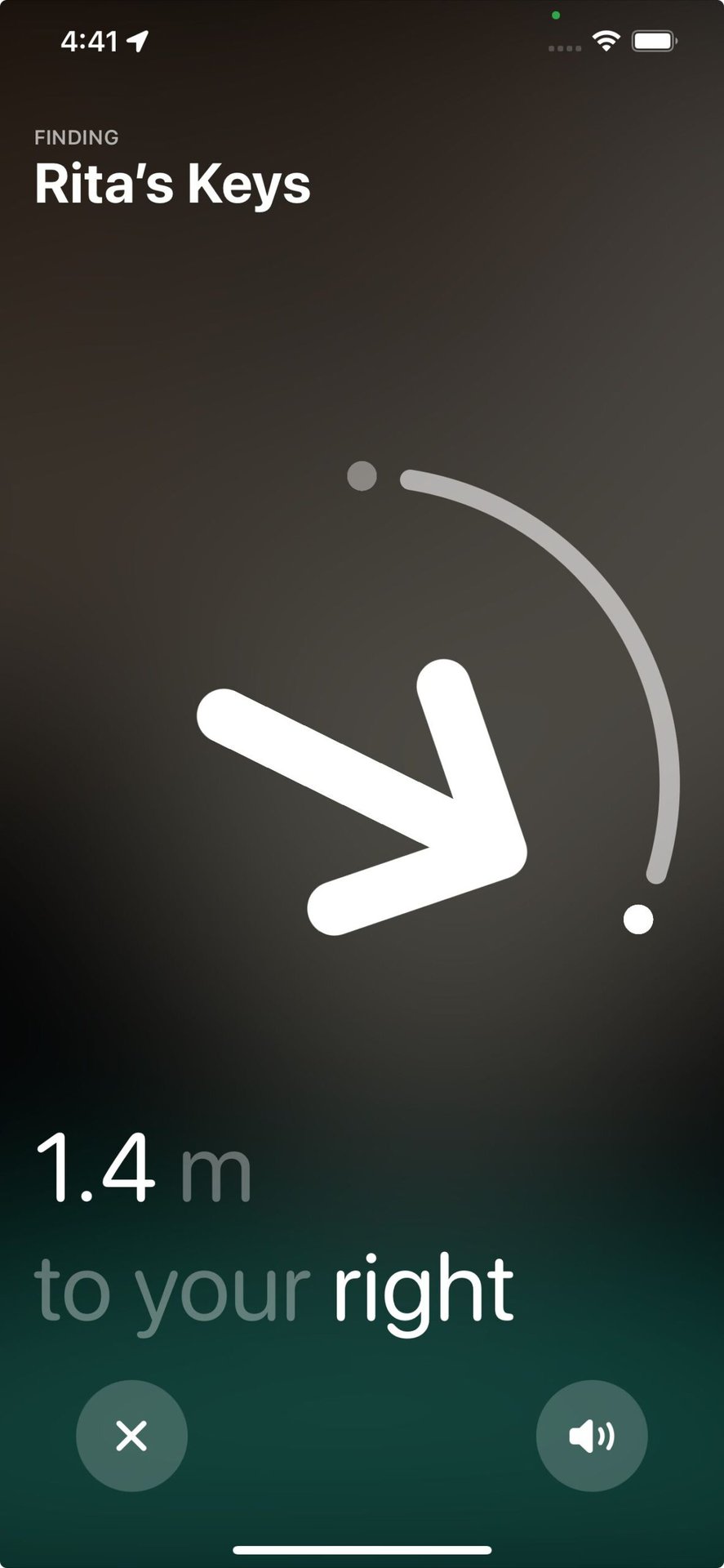 apple airtag nearby find uwb