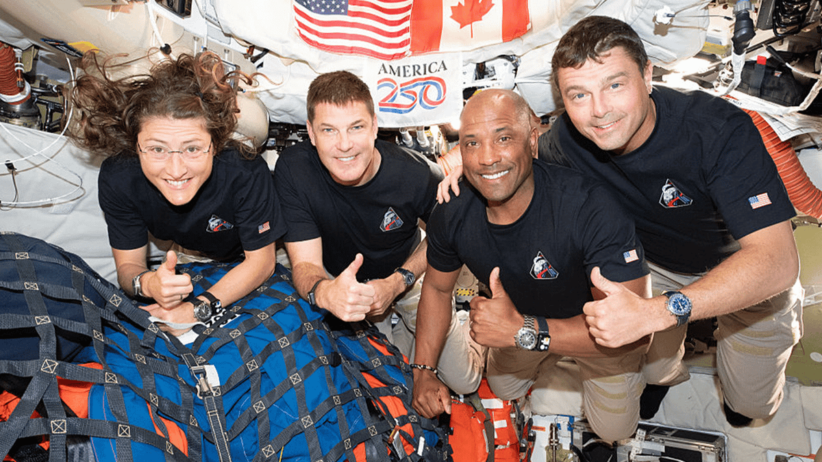 Viewers notice awkward detail as Artemis 2 astronauts take call from Canada's PM Mark Carney