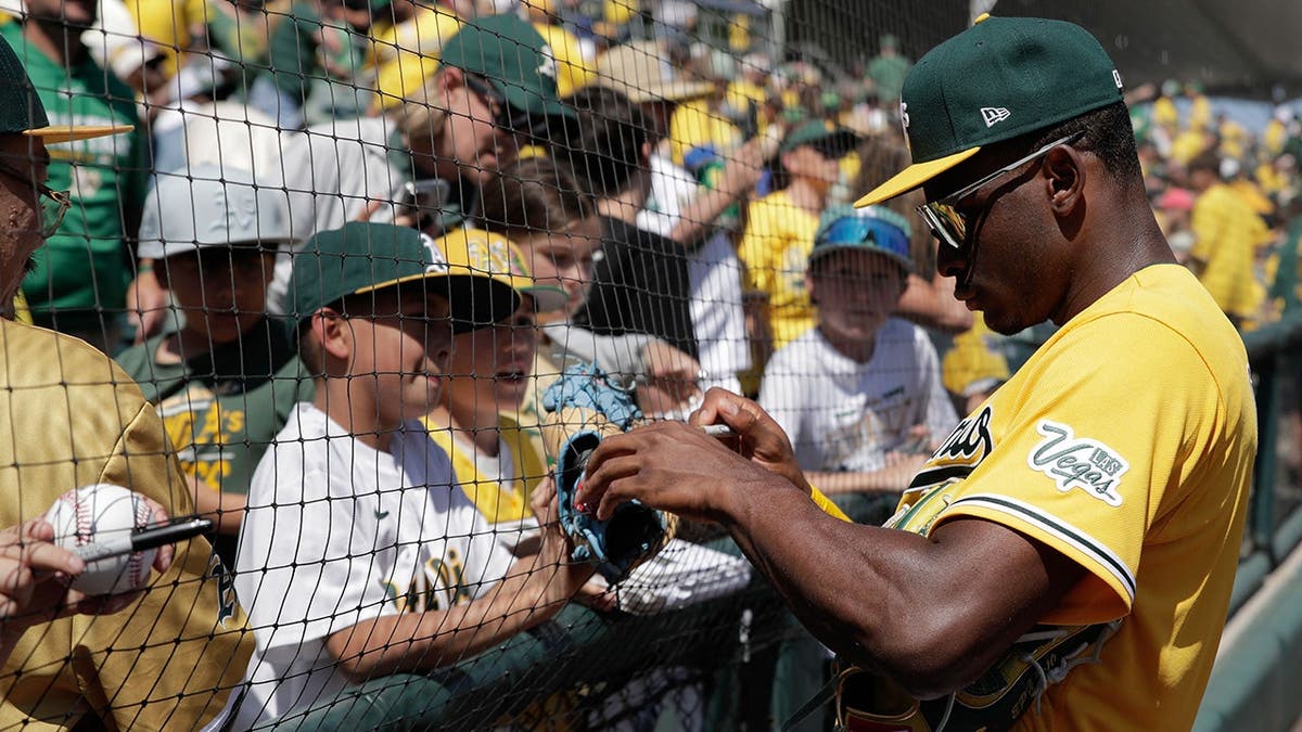 Athletics fans