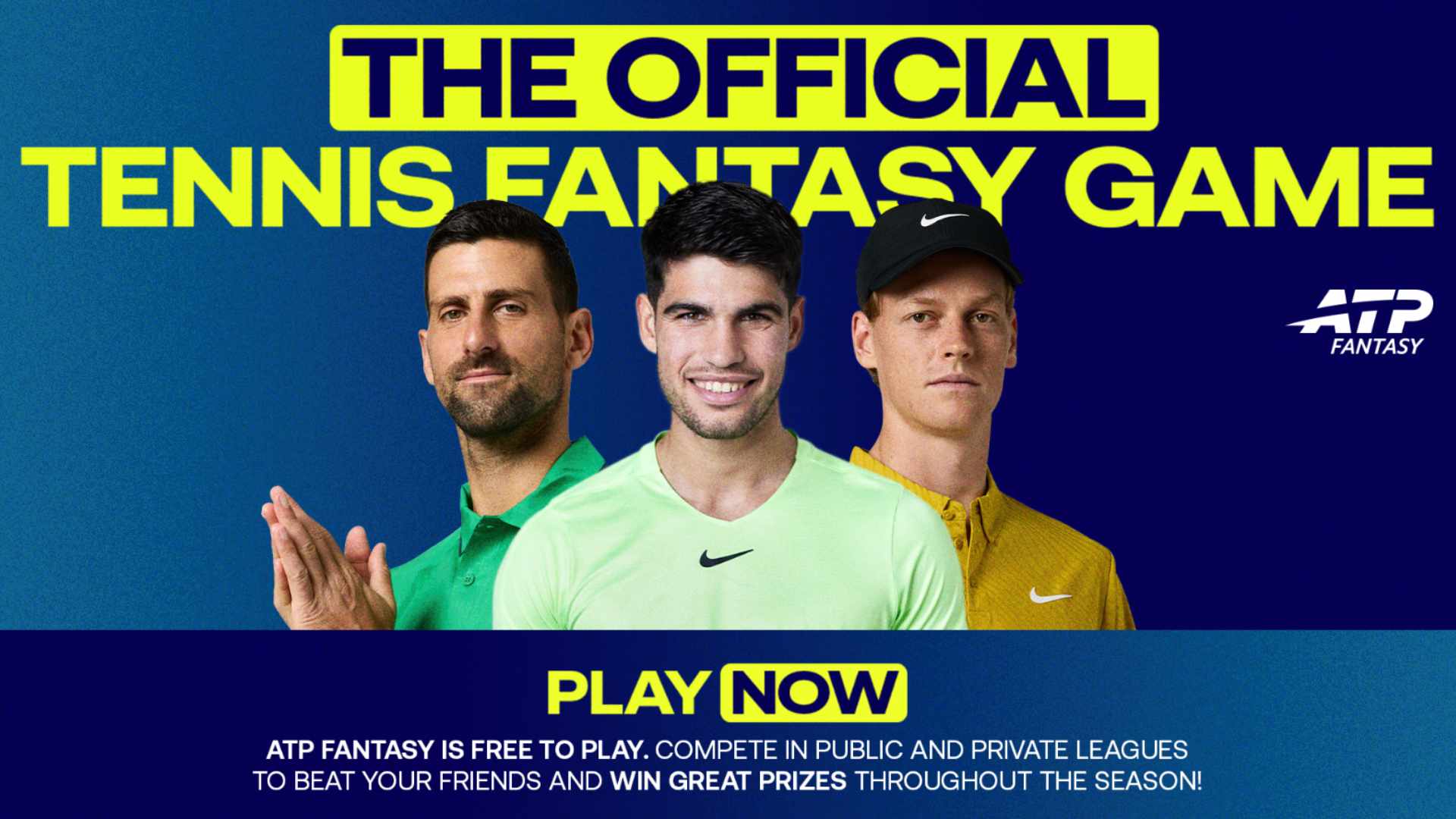 Build your team, follow the action each week and watch your players earn points on the ATP Tour.