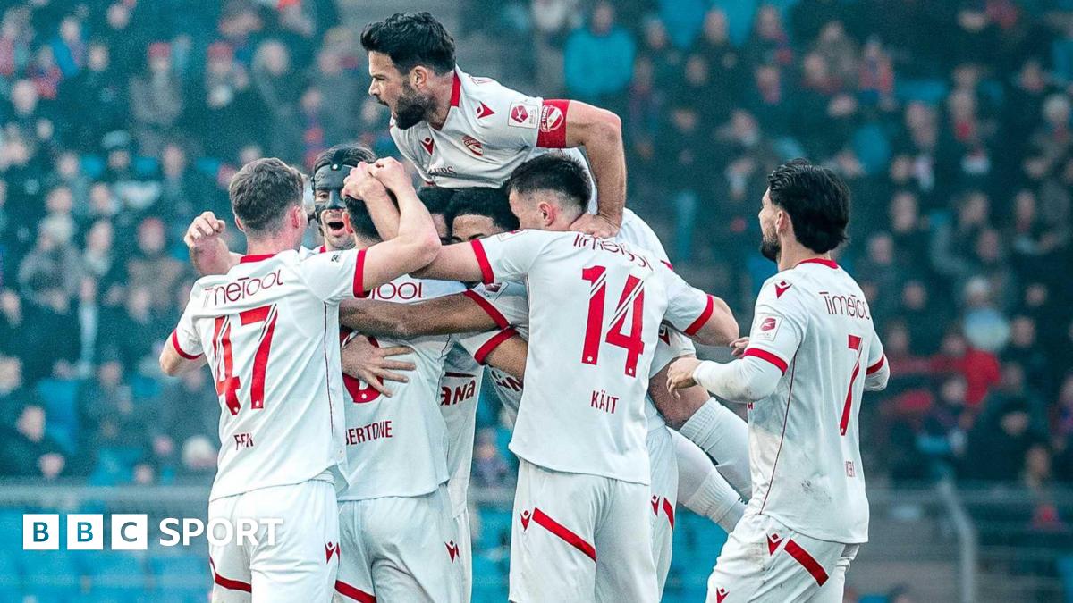 Thun players celebrate