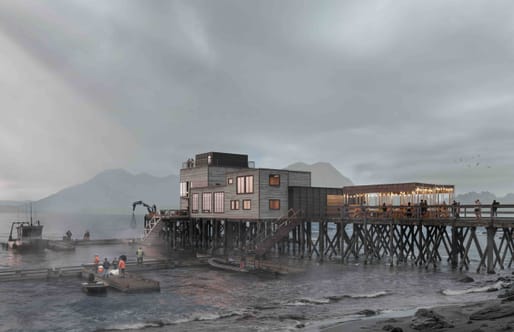 Tofino Fish Pier in Tofino, Canada, designed by Leckie Studio Architecture + Design