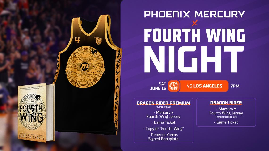 The very first 'Fourth Wing' night in the WNBA is coming to Phoenix