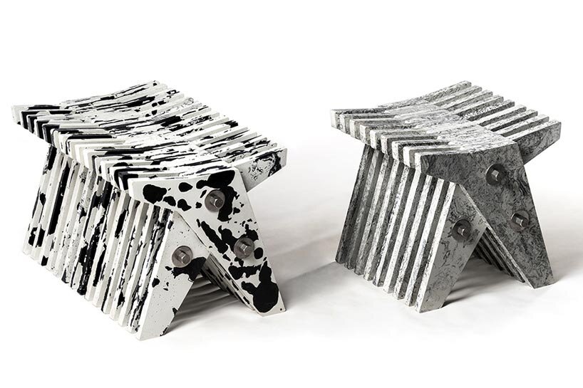 bentu design turns fly ash from power plant into concrete street furniture - 7