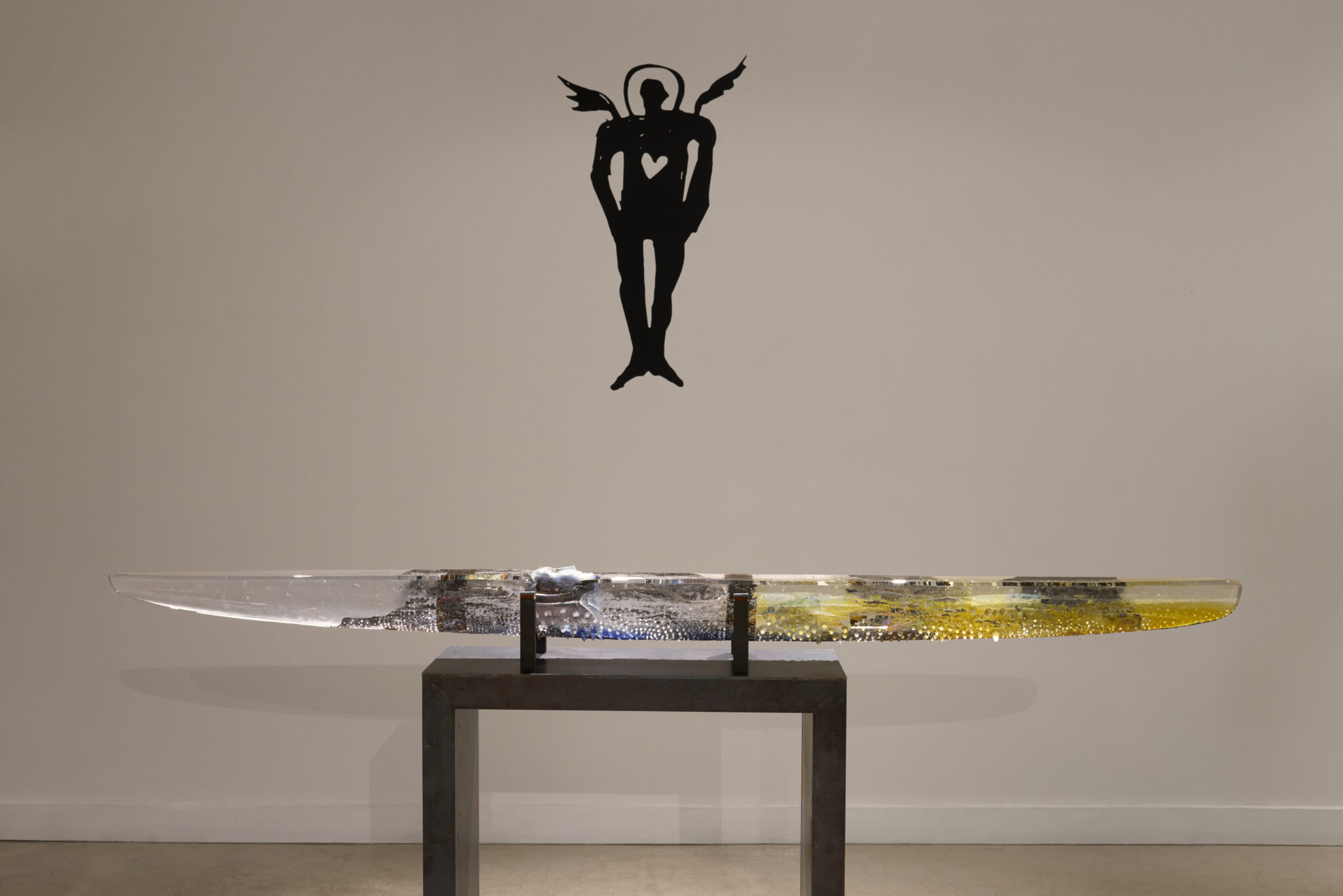 Installation view of “Starman: Sixty Years of Exploring Glass Art” at Robert Lehman Gallery at Urban Glass in Brooklyn, NY.