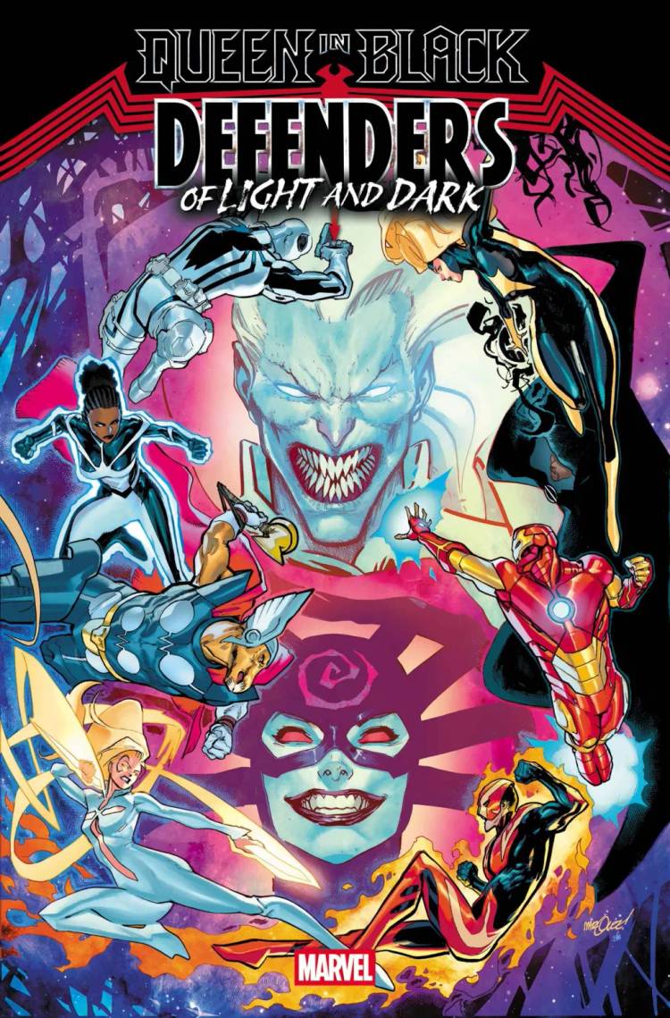 Beta Ray Bill's Defenders of Light and Dark fight Hela in Queen in Black