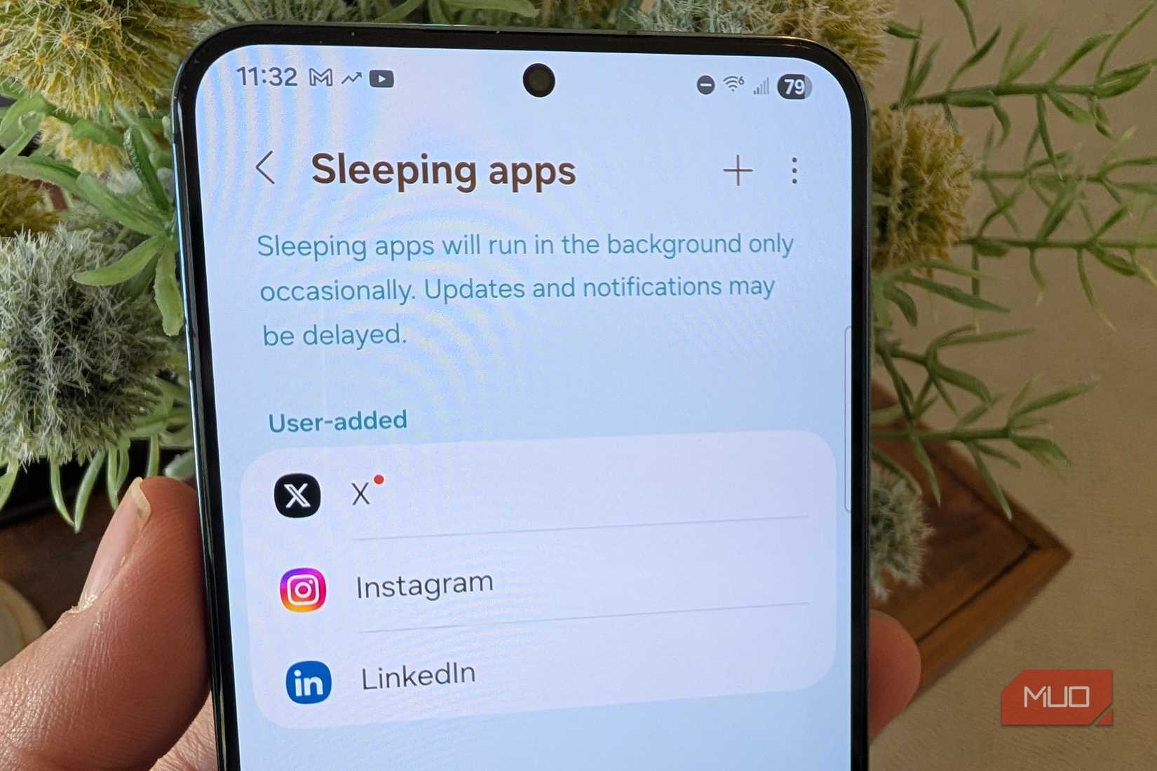 sleeping apps on samsung