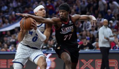 76ers clip Magic to set up first-round series against Celtics