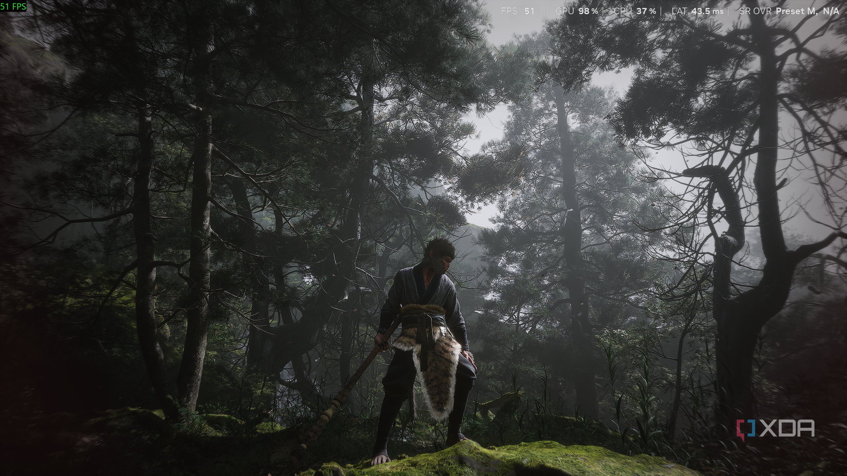A screenshot from Black Myth Wukong.