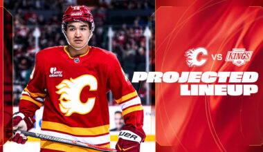 Projected Lineup - Flames vs. Kings