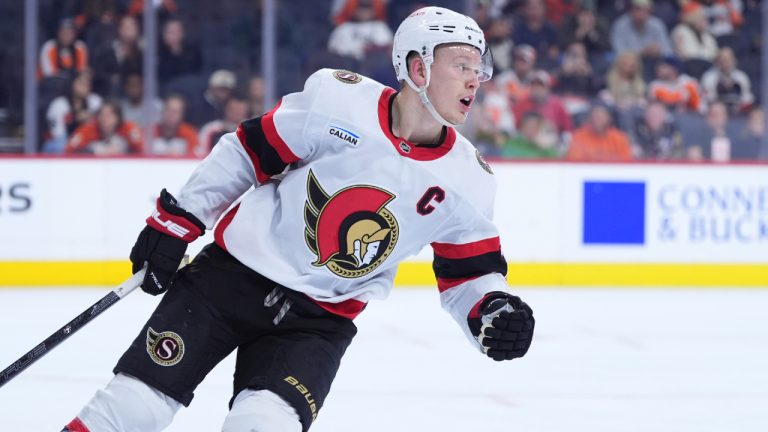 Senators' Brady Tkachuk fined for unsportsmanlike conduct vs. Sabres