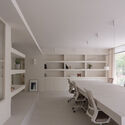 © Blanca Roige Unwhite Office / brenzo - Interior Photography, Wood, Shelving, Chair
