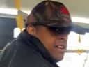 This unidentified man is sought for a suspected hate-motivated attack against a Muslim woman on a Durham Region Transit bus in Scarborough on Monday, April 13.