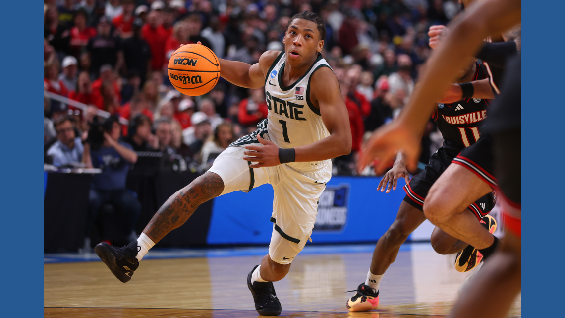 Michigan State's Jeremy Fears says he's declaring for the NBA draft with option to return to school