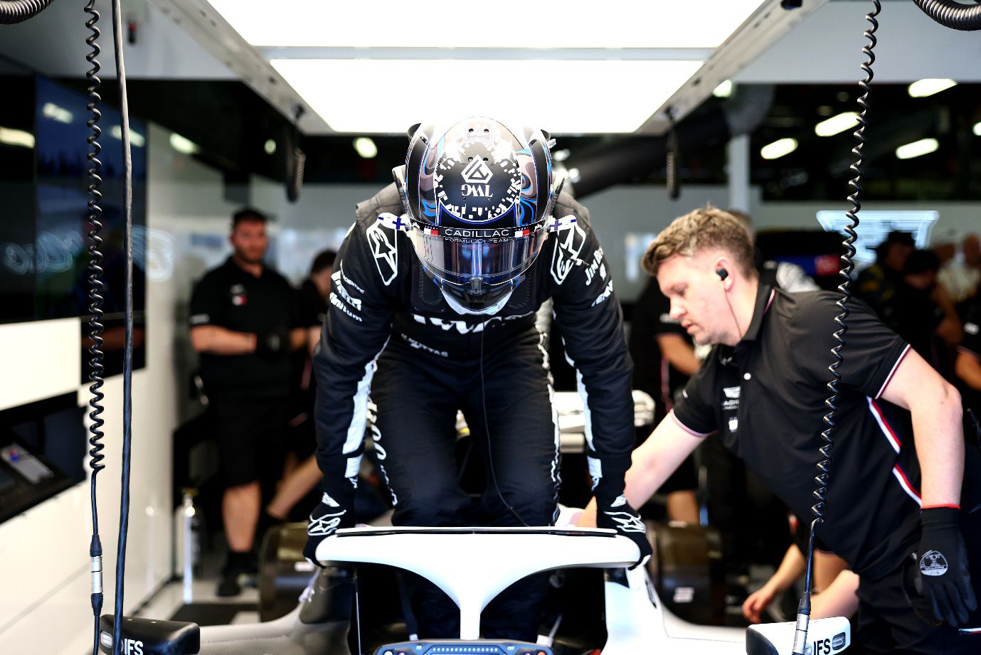 Valtteri Bottas Cadillac F1 Helmet View 2