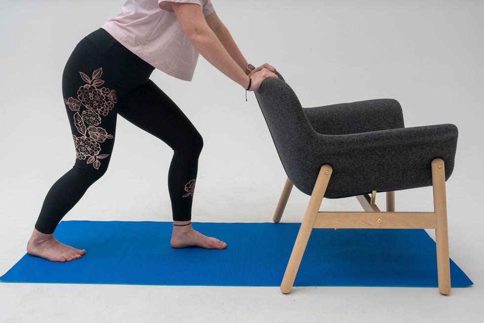 plantar fasciitis exercises, calf stretch