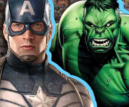 captain america and hulk against avengers comics 2