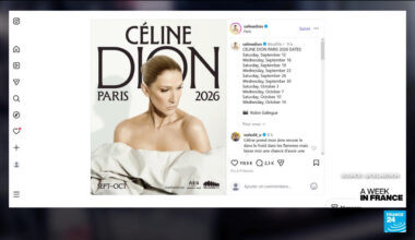 Celine Dion breaks presale ticket record - A week in France