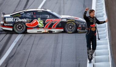 Carson Hocevar earns first NASCAR Cup win at Talladega, thrills fans with daring 'rodeo' burnout