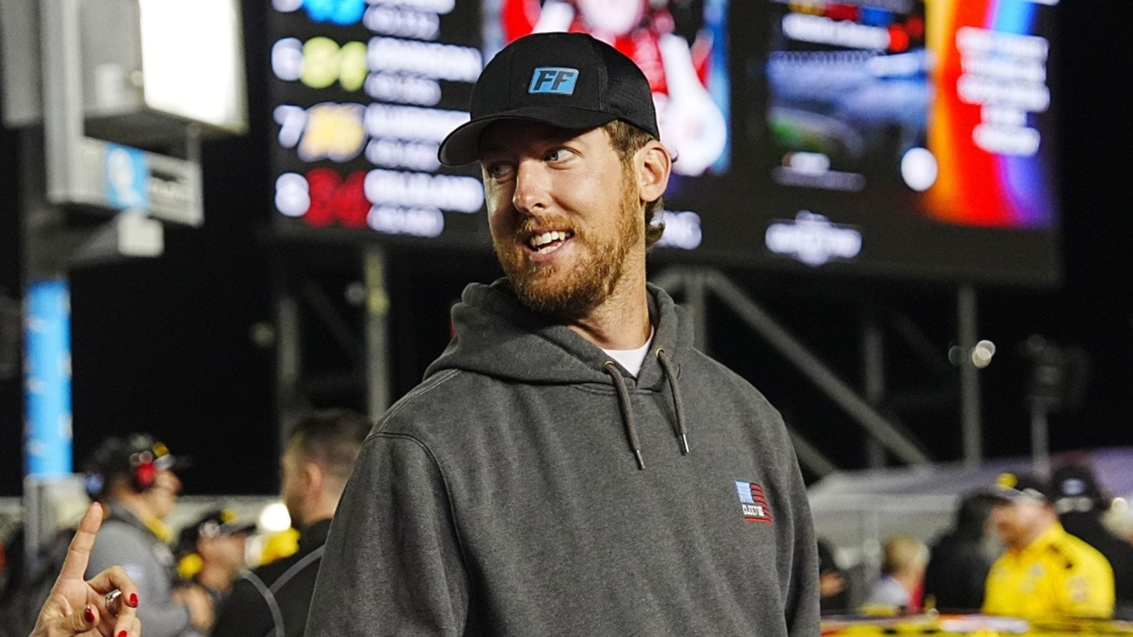 Cleetus McFarland reacts to Mark Martin commentary on him ahead of NASCAR O’Reilly Series debut