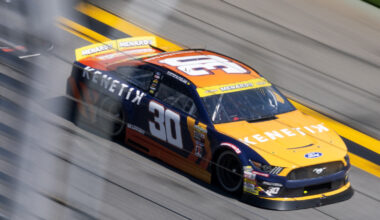 Cleetus McFarland suffers engine failure in ARCA race at Kansas