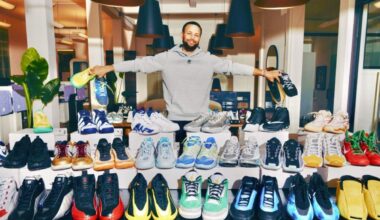 Steph Curry, a sneaker free agent this NBA season, to auction 70-plus pair of shoes