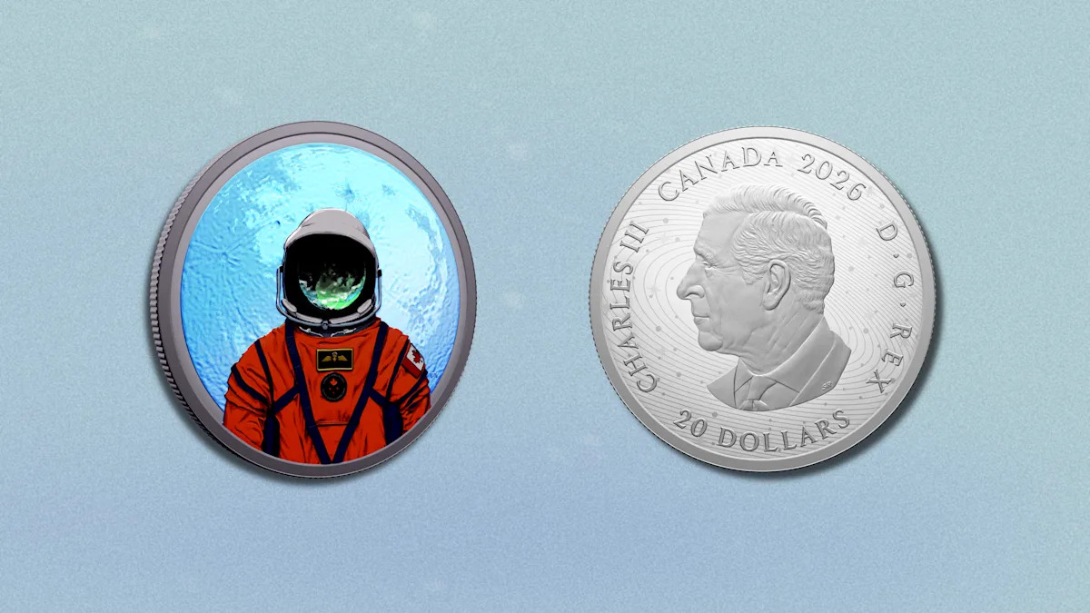 Canada's role in Artemis II mission celebrated in new silver collectors coin from the Royal Canadian Mint: 'Captures the excitement of a nation'
