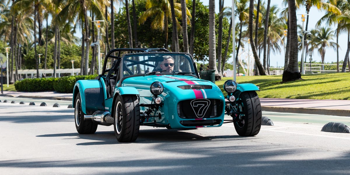 Colorful Caterham Seven Miami Edition Celebrates Formula 1 Racing