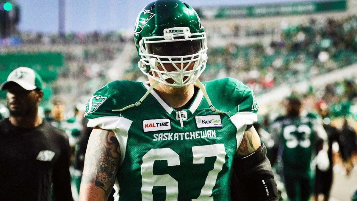 'Never stop believing': Dan Clark reflects on journey to Saskatchewan Roughriders' Plaza of Honour