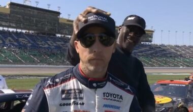 Denny Hamlin and Michael Jordan's internal rivalry on display at Kansas