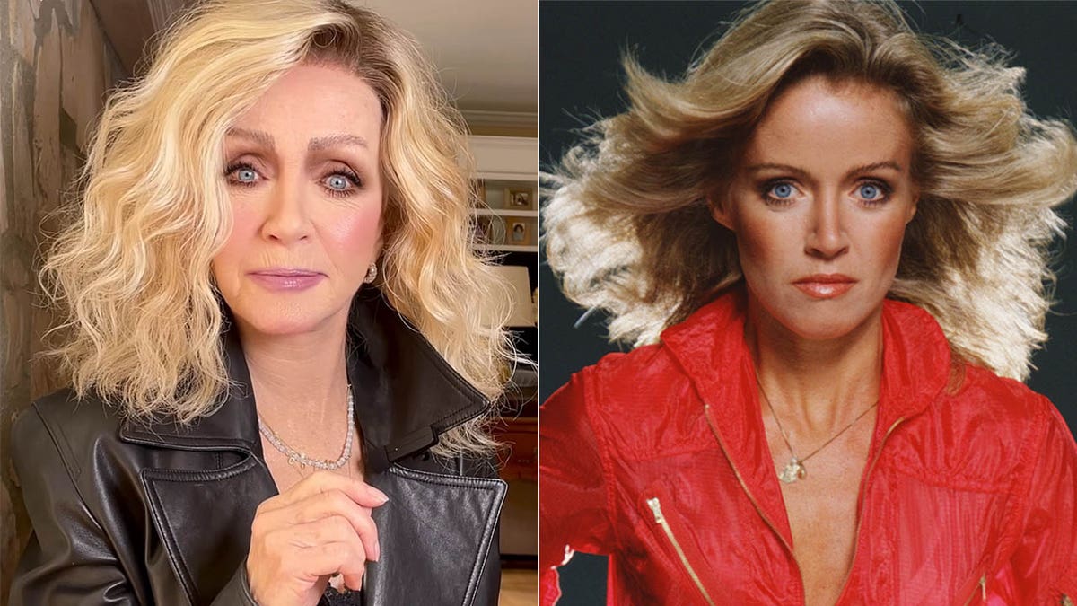 A split of Donna Mills in the video and Donna in Knots Landing