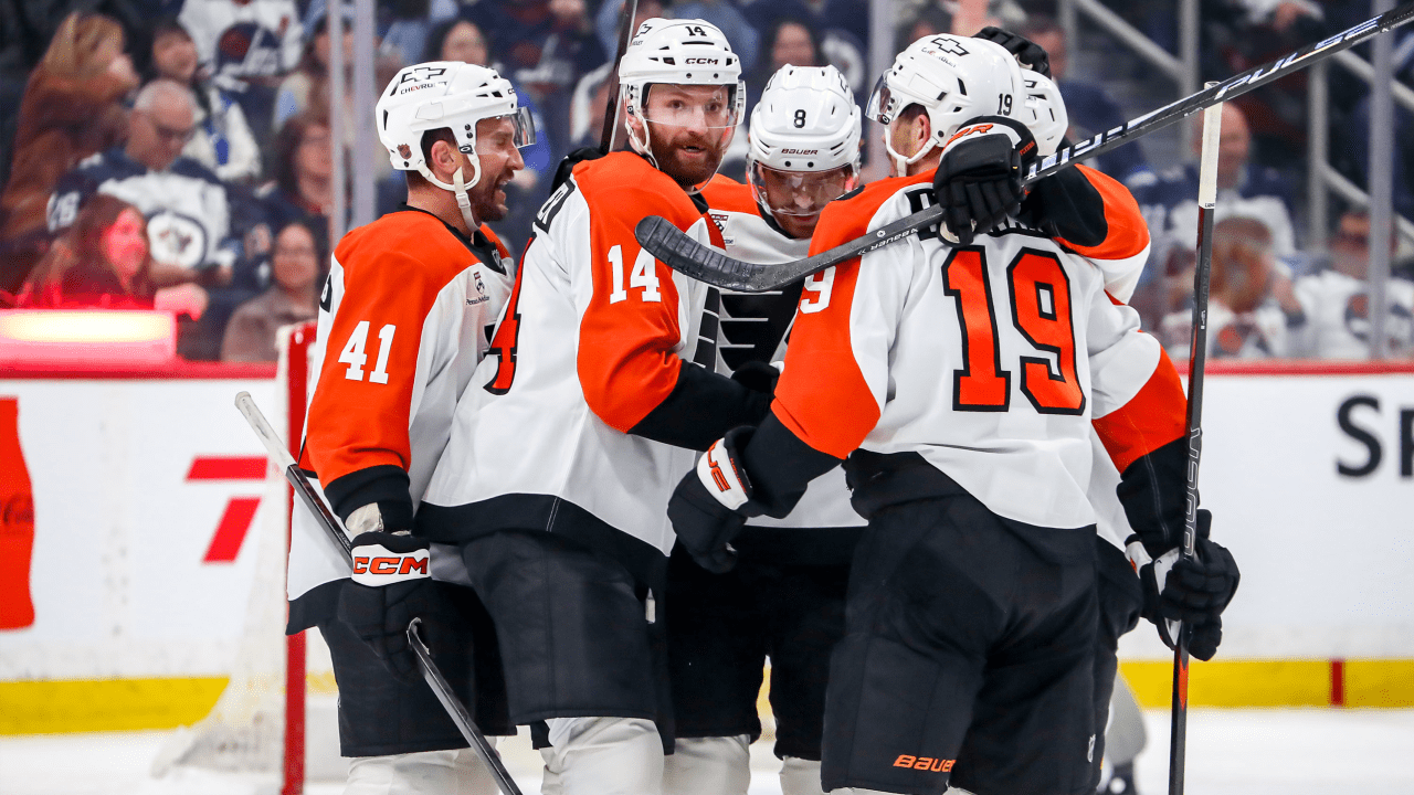 Couturier, Cates each has 3 points, Flyers score 7 in win against Jets
