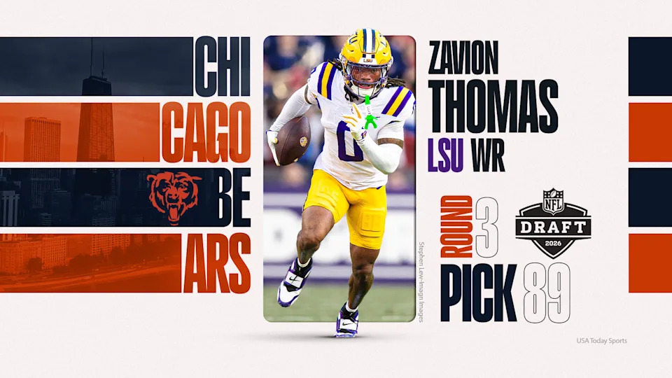 2026 NFL Draft: Bears select Zavion Thomas