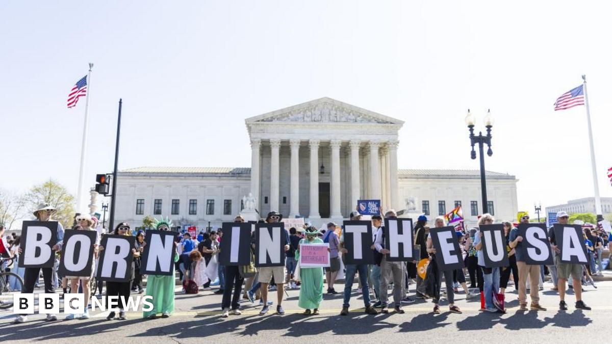 Supreme Court justices appear sceptical over Trump's changes to US birthright citizenship rules - follow live