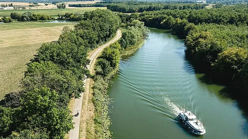 La Voie Bleue at Savoyeux in France 