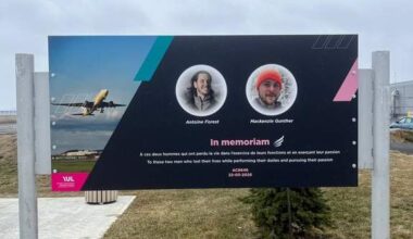 Montreal airport sets up memorial for Air Canada pilots killed in LaGuardia crash - Montreal
