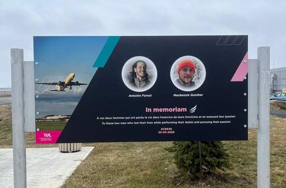 Montreal airport sets up memorial for Air Canada pilots killed in LaGuardia crash - Montreal